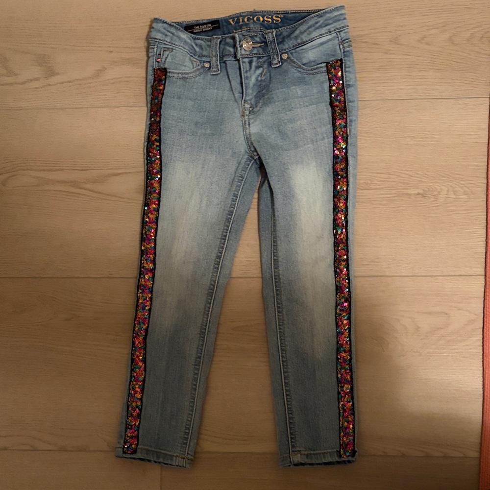 Vigoss Sequin Skinny Jeans